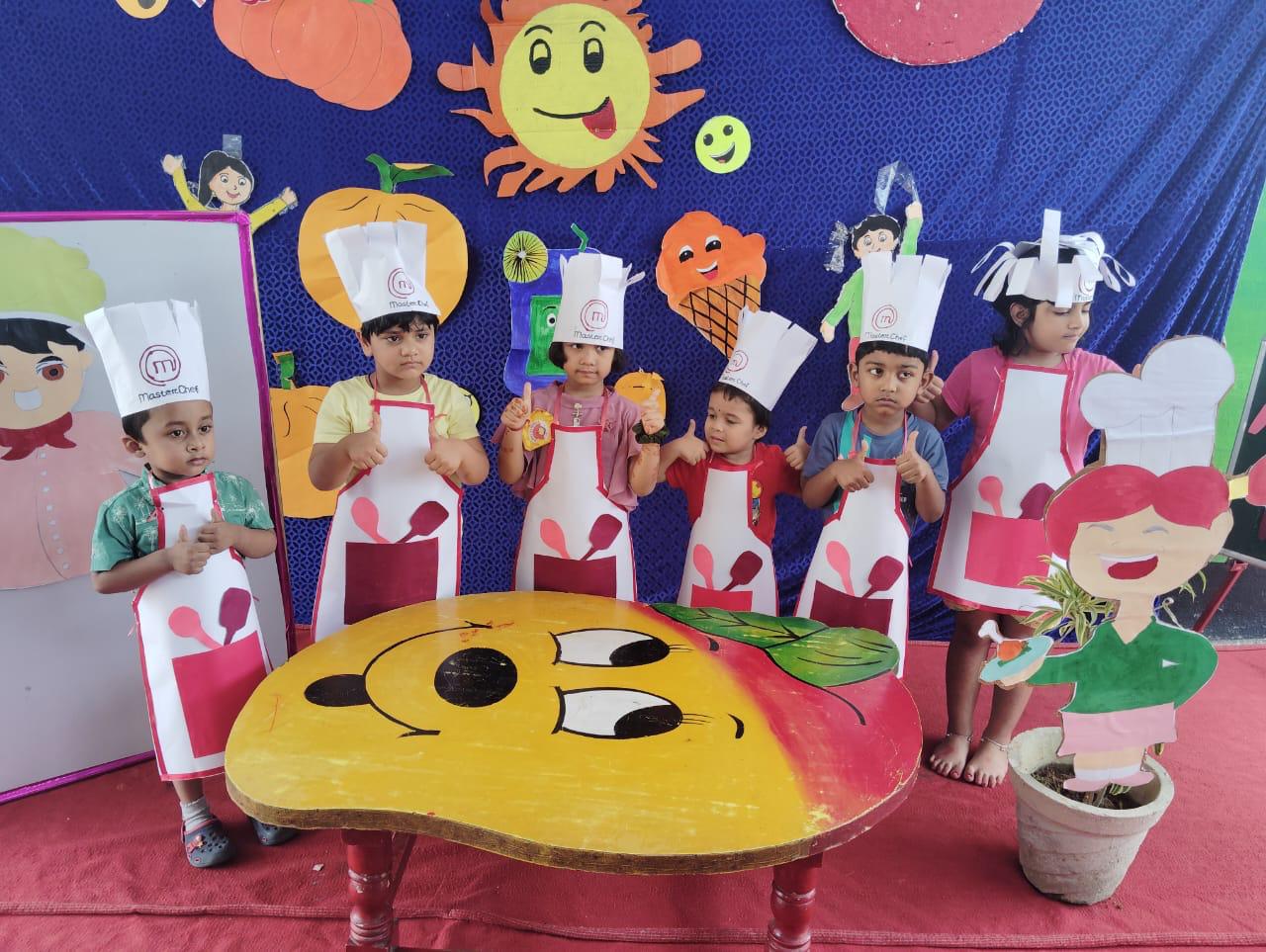 Happy children at school